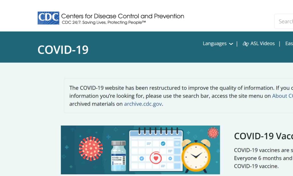 CDC New Website